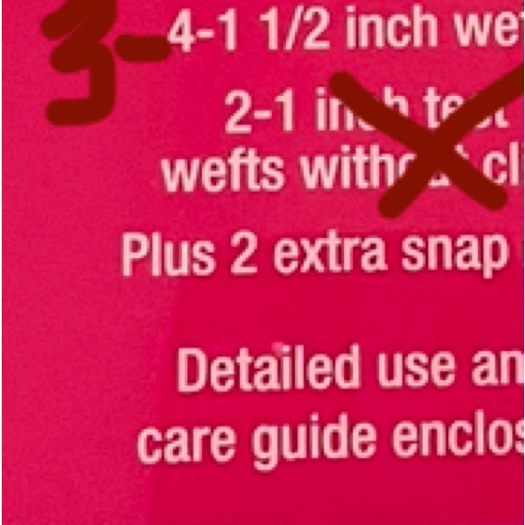 Design Lengths 100% Remy hair extensions 14” - Picture 5 of 5